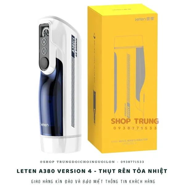 Máy Tự Động Rung Thụt Thế Hệ Mới Leten A380 Version 4