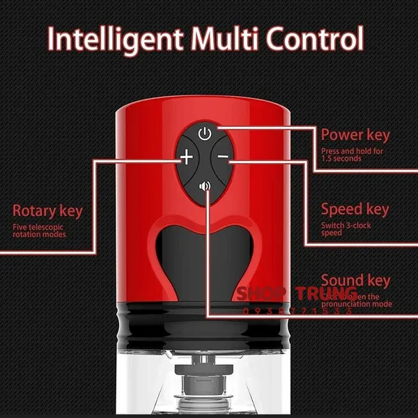 Máy tự sướng rung thụt Mgic dành cho nam giới 2023 