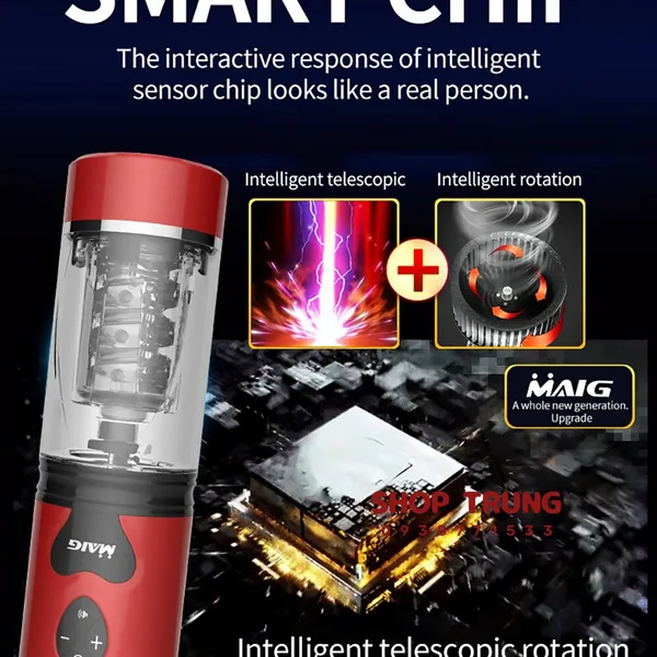 Máy tự sướng rung thụt Mgic dành cho nam giới 2023 