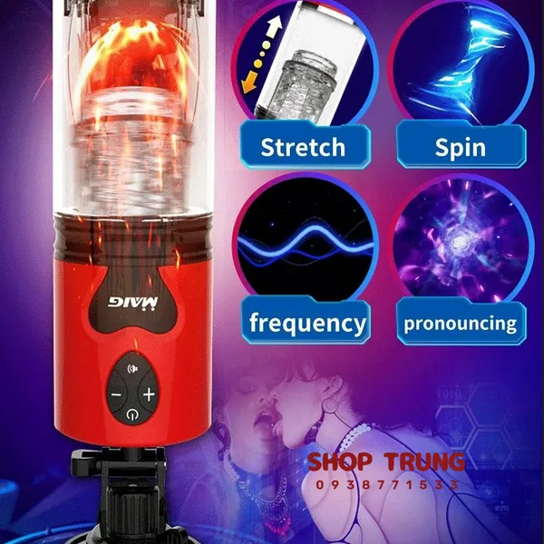 Máy tự sướng rung thụt Mgic dành cho nam giới 2023 