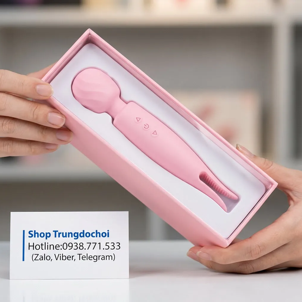 Máy Rung Hai Đầu Kẹp Âm Vật Kích Thích Kép Điểm G & Âm Vật Cùng Lúc