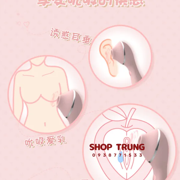 Máy Kiss Toy Bú Mút Vùng Kín Kích Thích Âm Vật