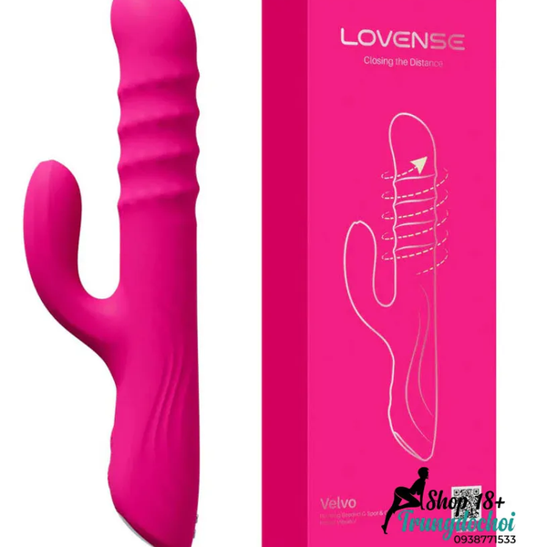 Lovense Velvo Máy Rung Thỏ Kích Thích Kép Cho Khoái Cảm Hòa Trộn Sâu Nhất
