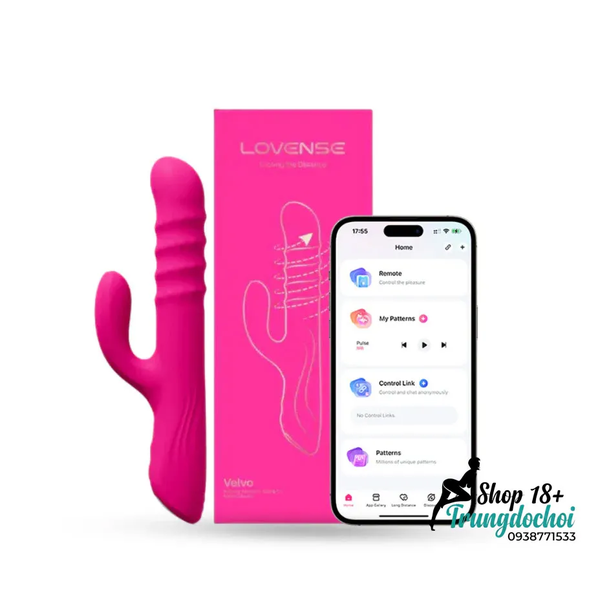 Lovense Velvo Máy Rung Thỏ Kích Thích Kép Cho Khoái Cảm Hòa Trộn Sâu Nhất