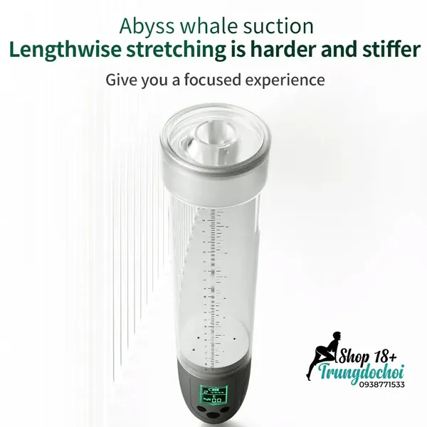  Máy Tập Dương Vật LG-110 - Công Nghệ Rung Hút Màn LCD Thông Minh