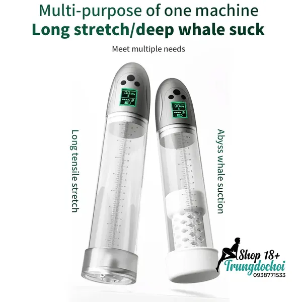  Máy Tập Dương Vật LG-110 - Công Nghệ Rung Hút Màn LCD Thông Minh