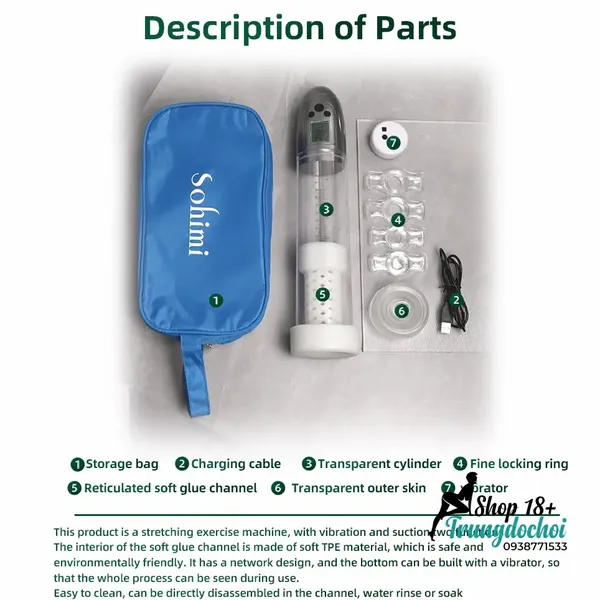  Máy Tập Dương Vật LG-110 - Công Nghệ Rung Hút Màn LCD Thông Minh