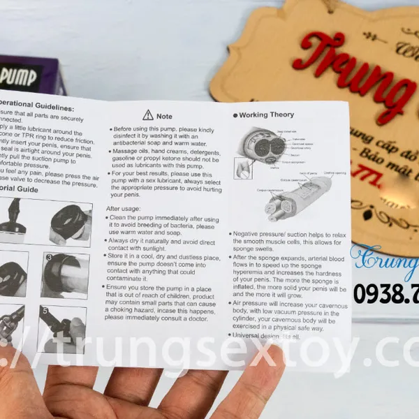 Dương vật to khỏe hơn với máy làm to dương vật Men PowerUp 