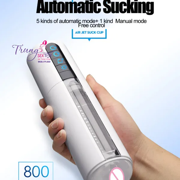 Máy Bú Mút Tự Động AILIGHTER AIRJET 7 Chế Độ Rung, Sưởi Ấm 45°C