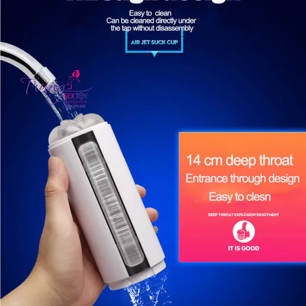 Máy Bú Mút Tự Động AILIGHTER AIRJET 7 Chế Độ Rung, Sưởi Ấm 45°C