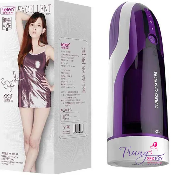 Massage toàn diện cậu nhỏ với siêu phẩm Leten Turbo Charger 
