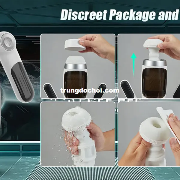  Máy Thủ Dâm LUSTY Herbbie Nam Cao Cấp 12 Chế Độ Rung, 7 Chế Độ Đẩy