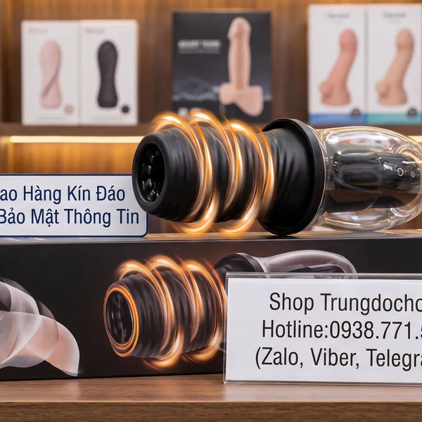 Thủ Dâm Cầm Tay Rung Xoay 360° — Dùng Hết Công Suất, Không Sợ Nước