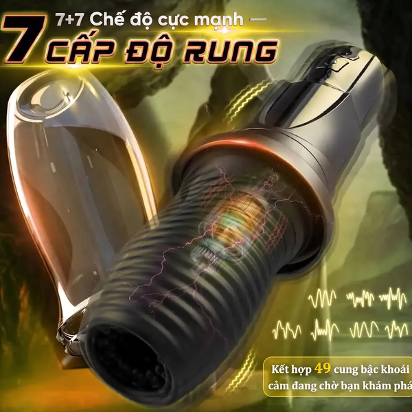 Thủ Dâm Cầm Tay Rung Xoay 360° — Dùng Hết Công Suất, Không Sợ Nước