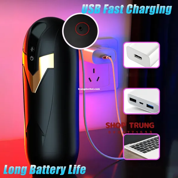 Khám Phá Cực Khoái Với Máy Thủ Dâm Iron Man