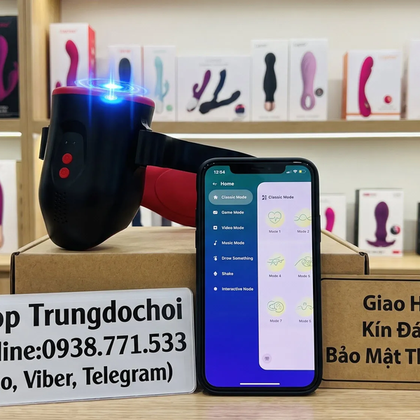Máy Thủ Dâm Đeo Hông Rảnh Tay PT22 Gần Nhau Dù Đang Ở Xa
