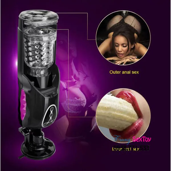 Máy thủ dâm EASYLOVE  tự động 10000 chế độ rung thụt cho chàng cô đơn