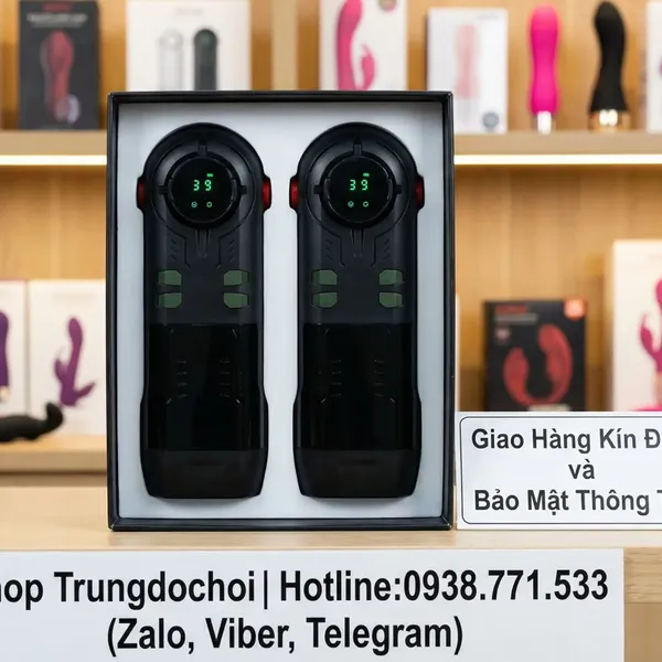 Máy Thủ Dâm Tự Động Fanle Mech Piston 320 Nhịp/Phút, Sưởi Ấm 42°C