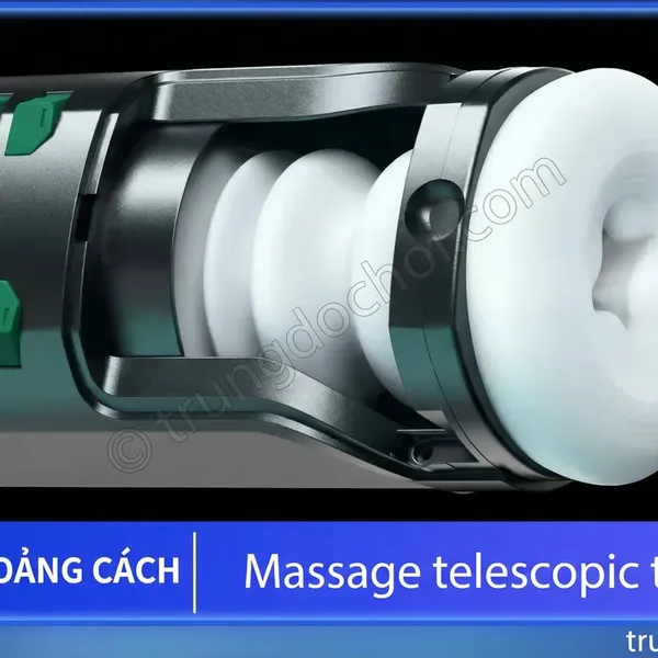 Máy Thủ Dâm Tự Động Fanle Mech Piston 320 Nhịp/Phút, Sưởi Ấm 42°C