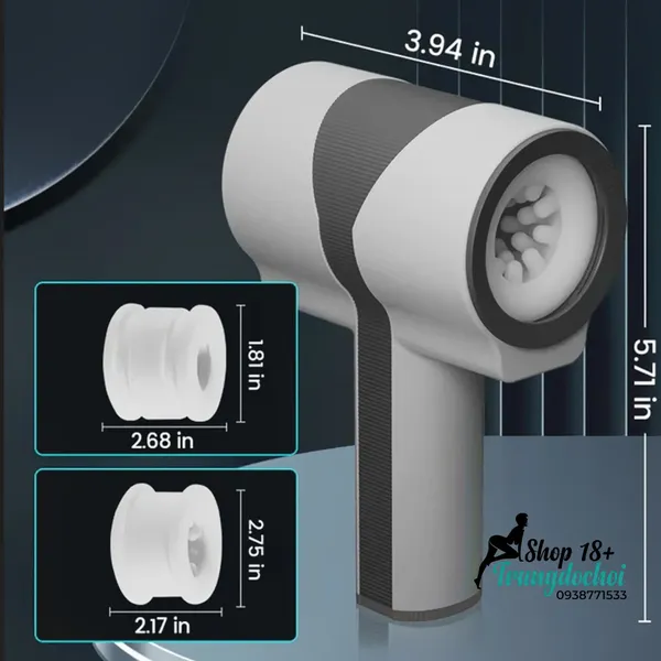 Máy Thủ Dâm Nam Hgod Tự Động Thụt Thò, Xoay Đa Chiều, 2 Lõi Thay Thế