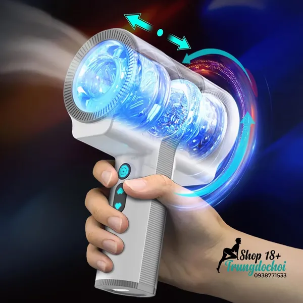 Máy Thủ Dâm Nam Hgod Tự Động Thụt Thò, Xoay Đa Chiều, 2 Lõi Thay Thế