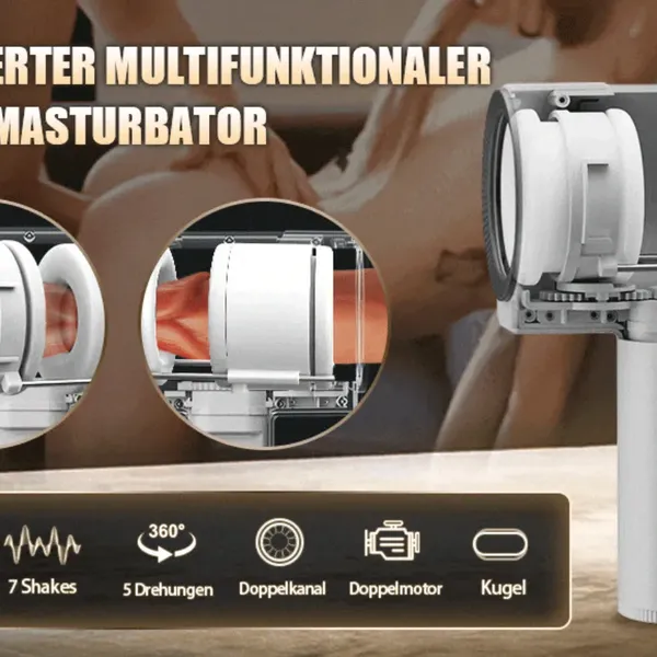 Máy Thủ Dâm Nam Hgod Tự Động Thụt Thò, Xoay Đa Chiều, 2 Lõi Thay Thế