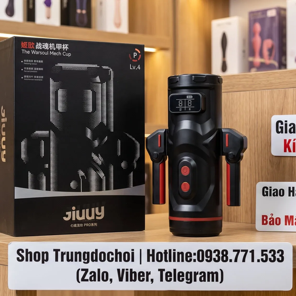 Máy Thủ Dâm JIUUY Warsoul Mech Cup Có Bạn Đồng Hành Biết Phản Hồi