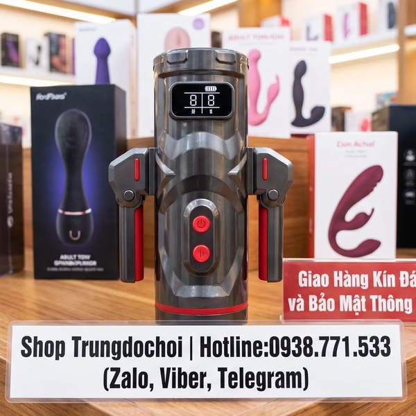 Máy Thủ Dâm JIUUY Warsoul Mech Cup Có Bạn Đồng Hành Biết Phản Hồi
