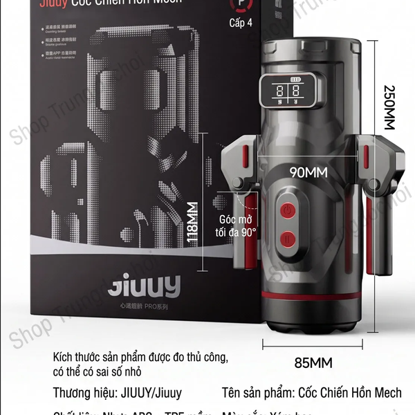 Máy Thủ Dâm JIUUY Warsoul Mech Cup Có Bạn Đồng Hành Biết Phản Hồi