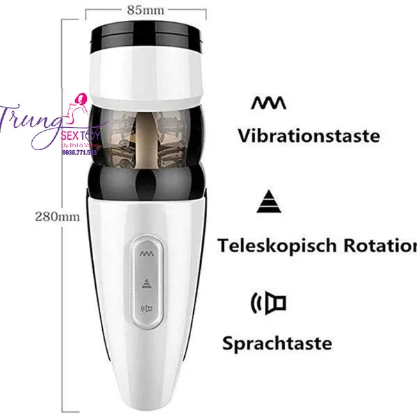 Máy thủ dâm Katerina 3 rung xoay tự động khơi gợi cảm xúc