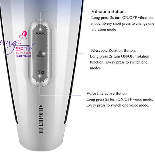 Máy thủ dâm Katerina 3 rung xoay tự động khơi gợi cảm xúc