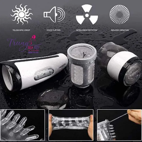 Máy thủ dâm Katerina 3 rung xoay tự động khơi gợi cảm xúc