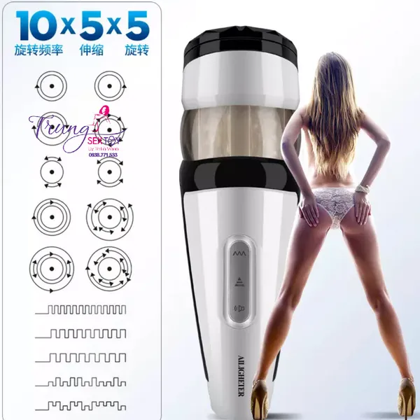 Máy thủ dâm Katerina 3 rung xoay tự động khơi gợi cảm xúc