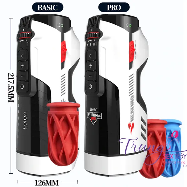 Máy thủ dâm rung thụt Leten Future Basic Ghim điện trực tiếp