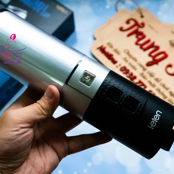 Máy thủ dâm rung thụt  Leten X9 chân thật đến từng phút giây