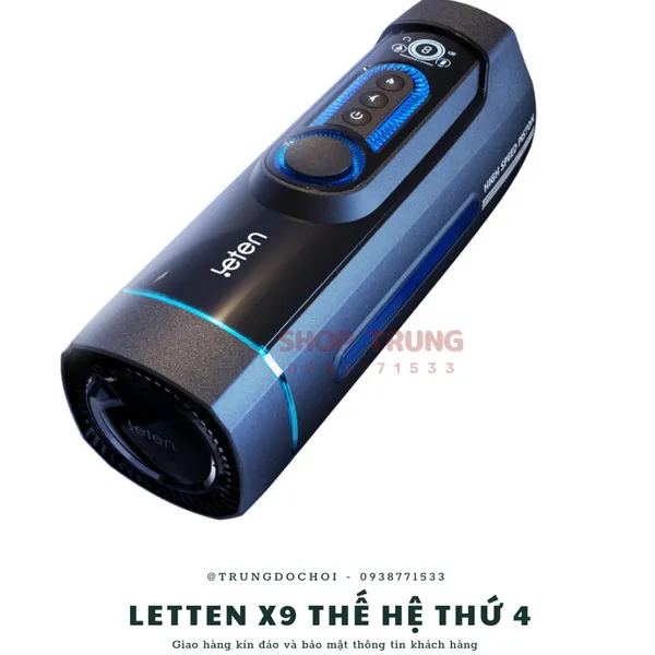 Leten X9 Piston rung mạnh mẽ giúp các anh dễ lên đỉnh