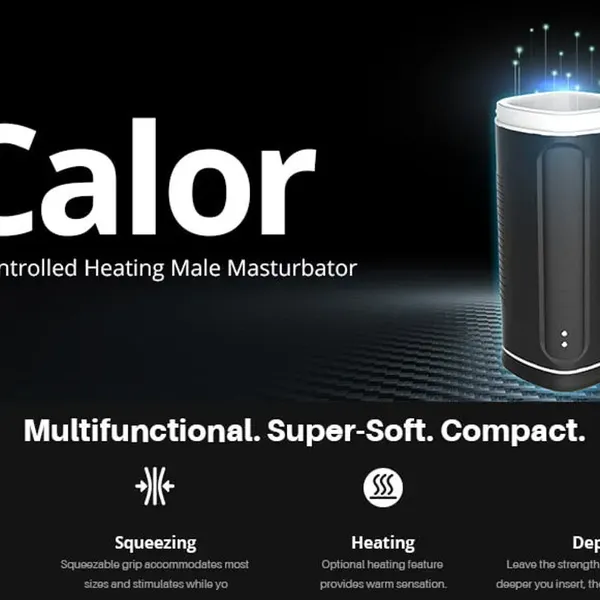 Máy Thủ Dâm Nam Lovense Calor Làm Ấm, Cảm Biến Độ Sâu, Điều Khiển App