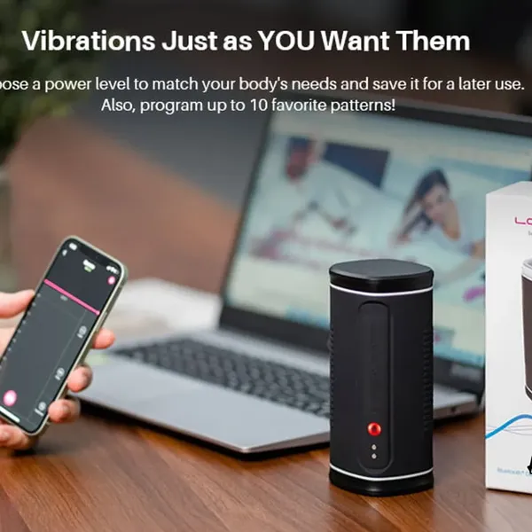 Máy Thủ Dâm Nam Lovense Calor Làm Ấm, Cảm Biến Độ Sâu, Điều Khiển App