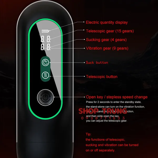 Máy Bú Mút Paradise Rung Thụt Có Nhiệt Độ Trải Nghiệm 4 Trong 1 Tự Động Đỉnh Cao Chính Hãng