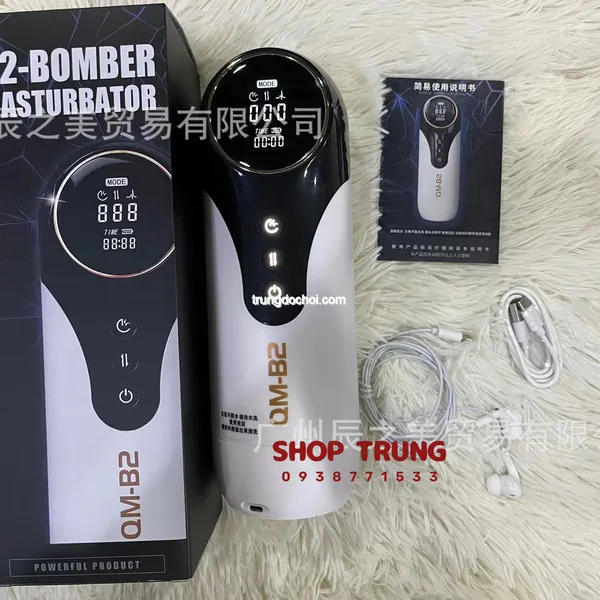 Máy Thủ Dâm QM B2 Rung Thụt Co Bóp Như Thật Giúp Bạn Thăng Hoa