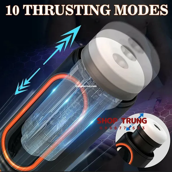 Máy tự động rung thụt và mút bú - Trải nghiệm tình dục mới mẻ và chân thật hơn bao giờ hết!