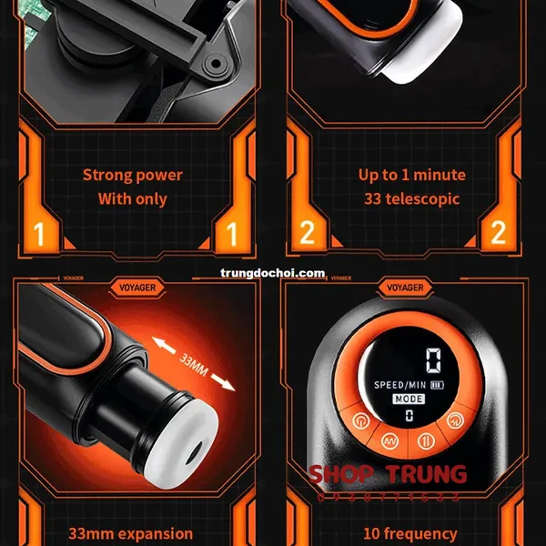 Máy tự động rung thụt và mút bú - Trải nghiệm tình dục mới mẻ và chân thật hơn bao giờ hết!