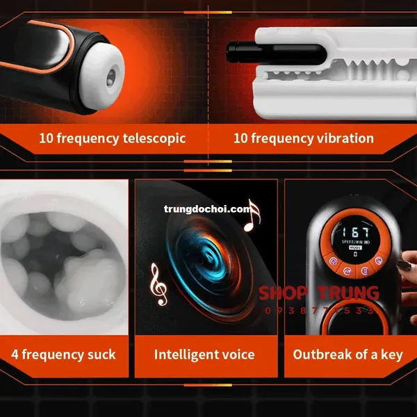 Máy tự động rung thụt và mút bú - Trải nghiệm tình dục mới mẻ và chân thật hơn bao giờ hết!