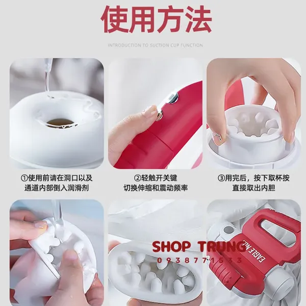 Máy Thủ Dâm Tự Động Eagle No.1 Trải Nghiệm Thụt Kép Có Âm Thanh Chính Hãng