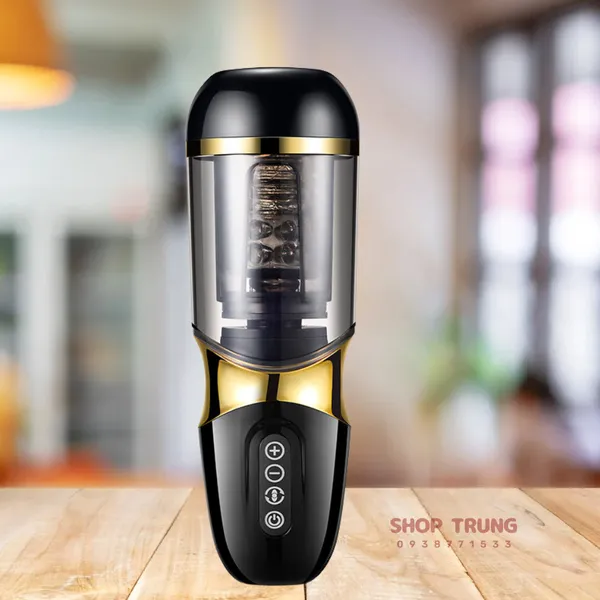 Máy Thủ Dâm Rung Thụt Cho Nam 10 Chế Độ Xoay & Thụt