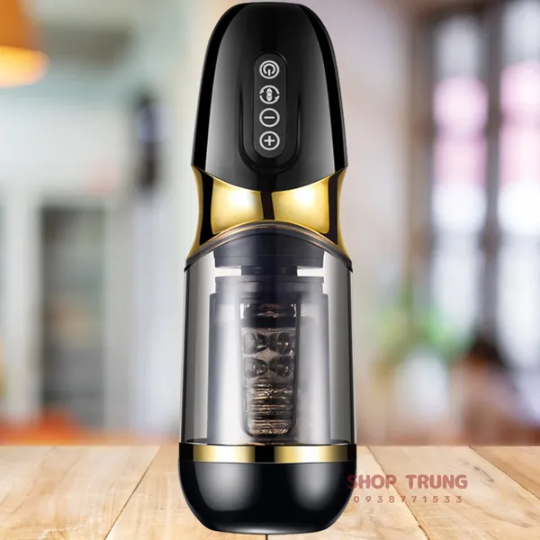 Máy Thủ Dâm Rung Thụt Cho Nam 10 Chế Độ Xoay & Thụt