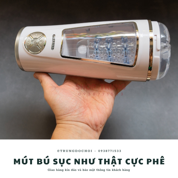 Máy Rung Thụt Tự Động Migyy 10 Chế Độ Thụt, 5 Rung Và Xoay 360° Trong Một Thiết Bị