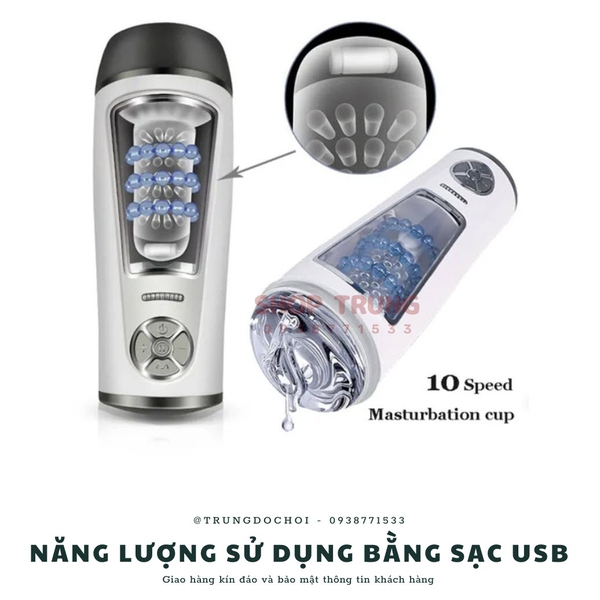 Máy Rung Thụt Tự Động Migyy 10 Chế Độ Thụt, 5 Rung Và Xoay 360° Trong Một Thiết Bị