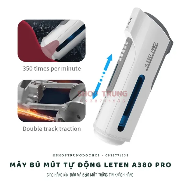 Máy thủ dâm co thắt Leten A380 Pro dành cho nam giới