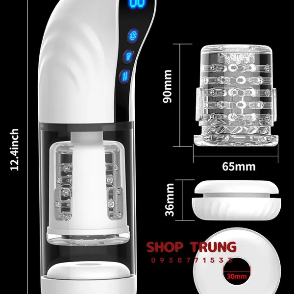 Máy Thủ Dâm Tonardo Tự Động Đa Chức Năng Thụt, Xoay & Hút 